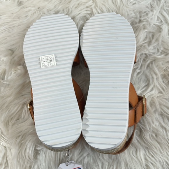 BOBS FROM SKECHERS Memory Foam Desert Kiss Sunny Flair Size 9 Brown Vegan NEW - Picture 12 of 14